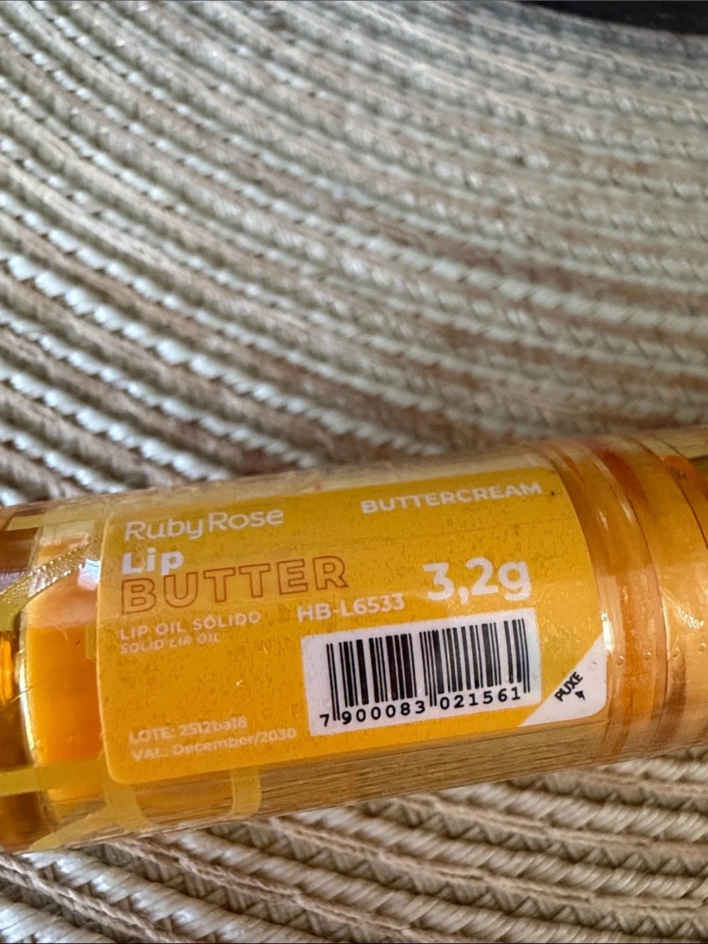 Ruby Rose Lip Butter Stick — Buttercream Yellow